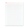 TOPS Data Pad with Plain Column Headings, Data/Lab-Record Format, 13 Columns, 8.5 x 11, White, 50 Sheets