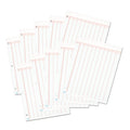 TOPS Data Pad with Numbered Column Headings, Data/Lab-Record Format, Wide/Legal Rule, 10 Columns, 8.5 x 11, White, 50 Sheets