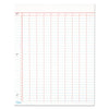 TOPS Data Pad with Numbered Column Headings, Data/Lab-Record Format, Wide/Legal Rule, 10 Columns, 8.5 x 11, White, 50 Sheets