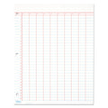 TOPS Data Pad with Numbered Column Headings, Data/Lab-Record Format, Wide/Legal Rule, 10 Columns, 8.5 x 11, White, 50 Sheets