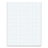 TOPS Cross Section Pads, Cross-Section Quadrille Rule (4 sq/in, 1 sq/in), 50 White 8.5 x 11 Sheets