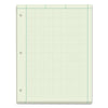 TOPS Engineering Computation Pads, Cross-Section Quadrille Rule (5 sq/in, 1 sq/in), Green Cover, 200 Green-Tint 8.5 x 11 Sheets