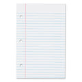 TOPS Filler Paper, 3-Hole, 5.5 x 8.5, Medium/College Rule, 100/Pack