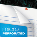 TOPS Docket Ruled Perforated Pads, Narrow Rule, 50 White 5 x 8 Sheets, 12/Pack
