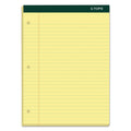 TOPS Double Docket Ruled Pads, Wide/Legal Rule, 100 Canary-Yellow 8.5 x 11.75 Sheets, 6/Pack