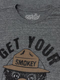 Get Your Smokey On T-Shirt - Gray by Tee Luv