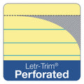 TOPS Docket Gold Ruled Perforated Pads, Narrow Rule, 50 Canary-Yellow 5 x 8 Sheets, 12/Pack
