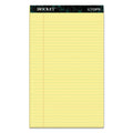 TOPS Docket Ruled Perforated Pads, Wide/Legal Rule, 50 Canary-Yellow 8.5 x 14 Sheets, 12/Pack