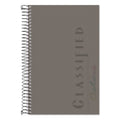 TOPS Color Notebooks, 1 Subject, Narrow Rule, Graphite Cover, 8.5 x 5.5, 100 White Sheets