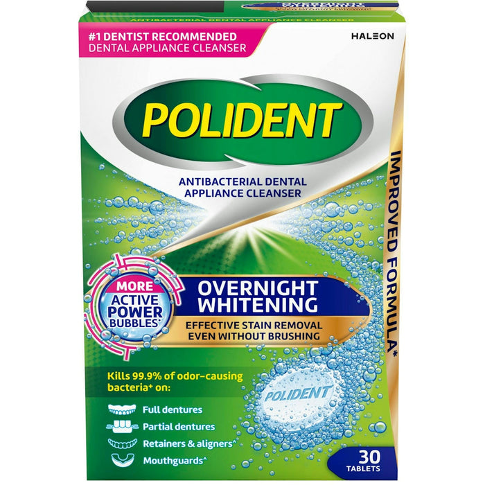 Polident Antibacterial Dental Appliance Cleanser, Tablets by Pasteur Pharmacy