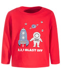 First Impressions Baby Boys Blast Off Long-Sleeve T-Shirt by Vanessa Jane