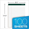 TOPS Double Docket Ruled Pads, Narrow Rule, 100 White 8.5 x 11.75 Sheets, 4/Pack