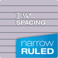 TOPS Color Notebooks, 1 Subject, Narrow Rule, Orchid Cover, 8.5 x 5.5, 100 Orchid Sheets