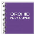 TOPS Color Notebooks, 1 Subject, Narrow Rule, Orchid Cover, 8.5 x 5.5, 100 Orchid Sheets