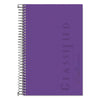 TOPS Color Notebooks, 1 Subject, Narrow Rule, Orchid Cover, 8.5 x 5.5, 100 Orchid Sheets