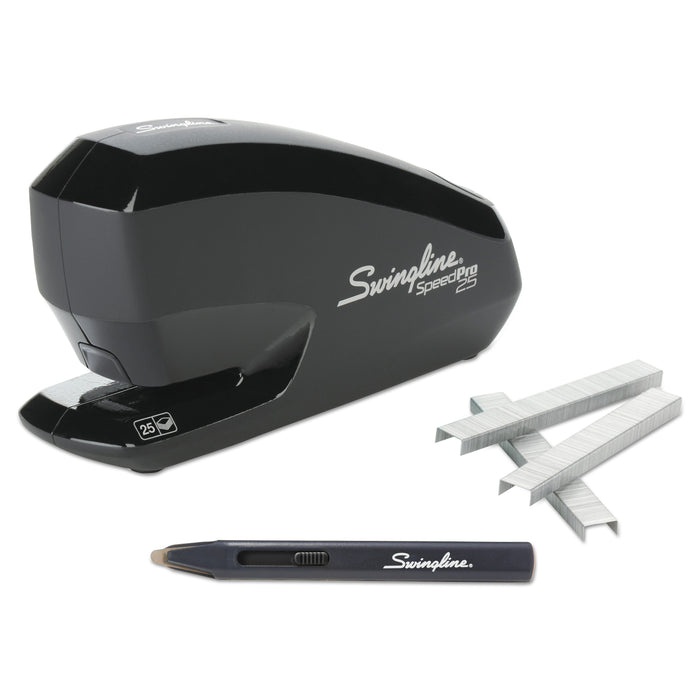 Swingline Speed Pro 25 Electric Staplers Value Pack , 25-Sheet Capacity, Black