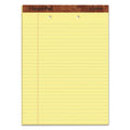 TOPS "The Legal Pad" Ruled Perforated Pads, Wide/Legal Rule, 50 Canary-Yellow 8.5 x 11.75 Sheets, Dozen
