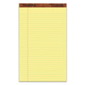 TOPS "The Legal Pad" Plus Ruled Perforated Pads with 40 pt. Back, Wide/Legal Rule, 50 Canary-Yellow 8.5 x 14 Sheets, Dozen
