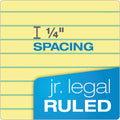 TOPS "The Legal Pad" Ruled Perforated Pads, Narrow Rule, 50 Canary-Yellow 5 x 8 Sheets, Dozen