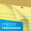 TOPS "The Legal Pad" Plus Ruled Perforated Pads with 40 pt. Back, Wide/Legal Rule, 50 Canary-Yellow 8.5 x 14 Sheets, Dozen