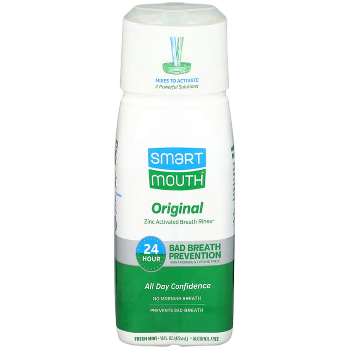 Smart Mouth Original Zinc Activated Fresh Mint Breath Rinse 16 Fl Oz by Pasteur Pharmacy