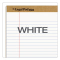 TOPS "The Legal Pad" Plus Ruled Perforated Pads with 40 pt. Back, Wide/Legal Rule, 50 White 8.5 x 14 Sheets, Dozen