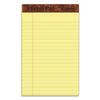 TOPS "The Legal Pad" Ruled Perforated Pads, Narrow Rule, 50 Canary-Yellow 5 x 8 Sheets, Dozen