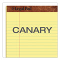 TOPS "The Legal Pad" Ruled Perforated Pads, Wide/Legal Rule, 50 Canary-Yellow 8.5 x 11 Sheets, 3/Pack