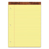 TOPS "The Legal Pad" Ruled Perforated Pads, Wide/Legal Rule, 50 Canary-Yellow 8.5 x 11.75 Sheets, Dozen
