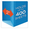 Pendaflex SureHook Reinforced Extra-Capacity Hanging Box File, 1 Section, 2" Capacity, Letter Size, 1/5-Cut Tabs, Blue, 25/Box