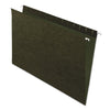Pendaflex Standard Green Hanging Folders, Legal Size, Straight Tabs, Standard Green, 25/Box