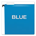 Pendaflex SureHook Hanging Folders, Legal Size, 1/5-Cut Tabs, Blue, 20/Box