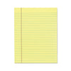 TOPS "The Legal Pad" Glue Top Pads, Wide/Legal Rule, 50 Canary-Yellow 8.5 x 11 Sheets, 12/Pack