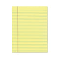 TOPS "The Legal Pad" Glue Top Pads, Wide/Legal Rule, 50 Canary-Yellow 8.5 x 11 Sheets, 12/Pack