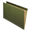 Pendaflex Reinforced Hanging File Folders, Legal Size, Straight Tabs, Standard Green, 25/Box