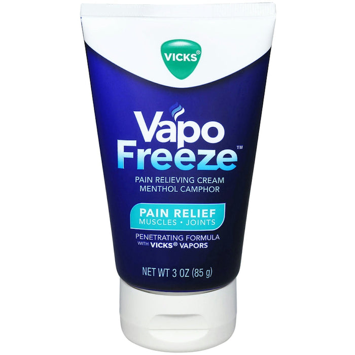 Vicks VapoFreeze Pain Relief Cream, Maximum Strength Menthol for Muscle & Joint Pain, 3 oz by Pasteur Pharmacy