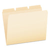 Pendaflex Ready-Tab Reinforced File Folders, 1/3-Cut Tabs: Assorted, Letter Size, Manila, 50/Pack