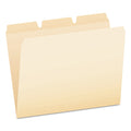 Pendaflex Ready-Tab Reinforced File Folders, 1/3-Cut Tabs: Assorted, Letter Size, Manila, 50/Pack
