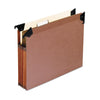 Pendaflex Premium Expanding Hanging File Pockets with Swing Hooks and Dividers, 3 Dividers with 1/5-Cut Tabs, Letter Size, Brown, 5/Box