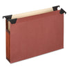 Pendaflex Premium Expanding Hanging File Pockets with Swing Hooks and Dividers, 3 Dividers with 1/3-Cut Tabs, Letter Size, Brown, 5/Box