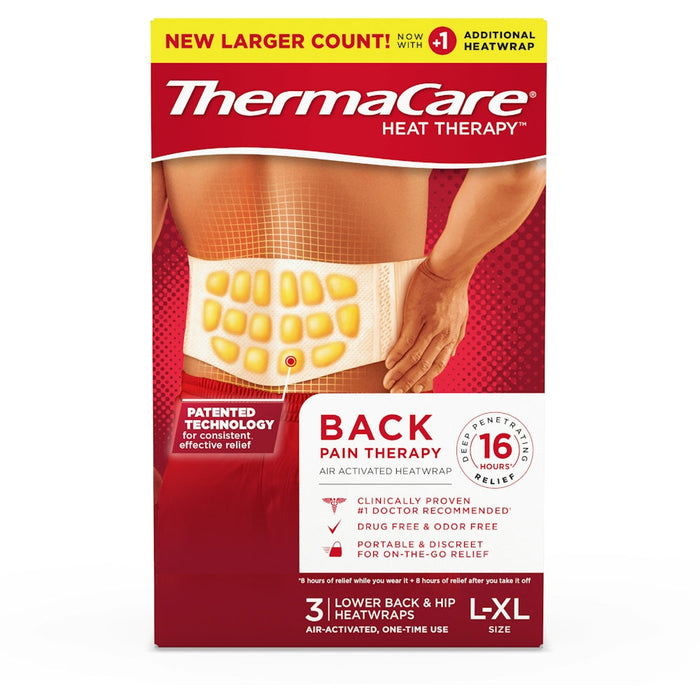 Thermacare Heatwraps, Lower Back & Hip, L Xl by Pasteur Pharmacy