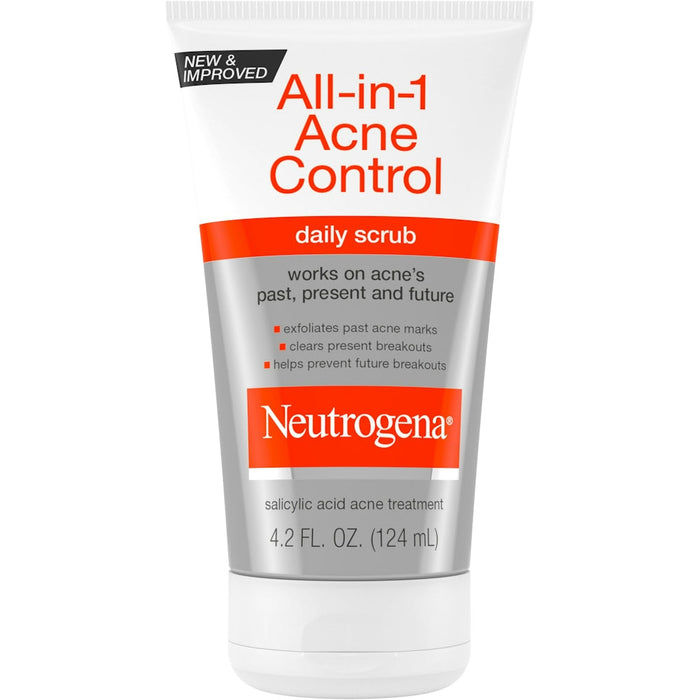 Neutrogena All In 1 Acne Control Daily Scrub 4.2 Fl Oz Tube by Pasteur Pharmacy