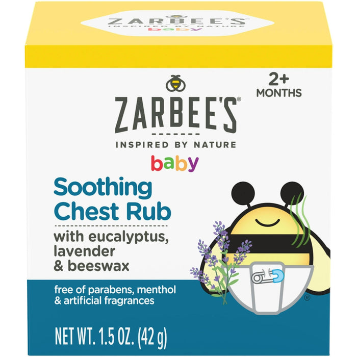 Zarbee's Soothing Baby Chest Rub 1.5 Oz by Pasteur Pharmacy
