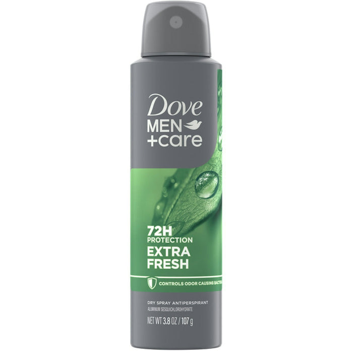 Dove Men+Care Antiperspirant Deodorant Dry Spray For Men Extra Fresh, 3.8 Ounce by Pasteur Pharmacy
