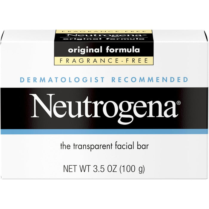 Neutrogena Original Gentle Facial Cleansing Bar Fragrance-Free, Fragrance Free by Pasteur Pharmacy