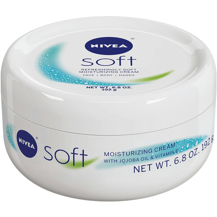 Nivea Soft Refreshingly Soft Moisturizing Cream 6.8 Oz Jar by Pasteur Pharmacy