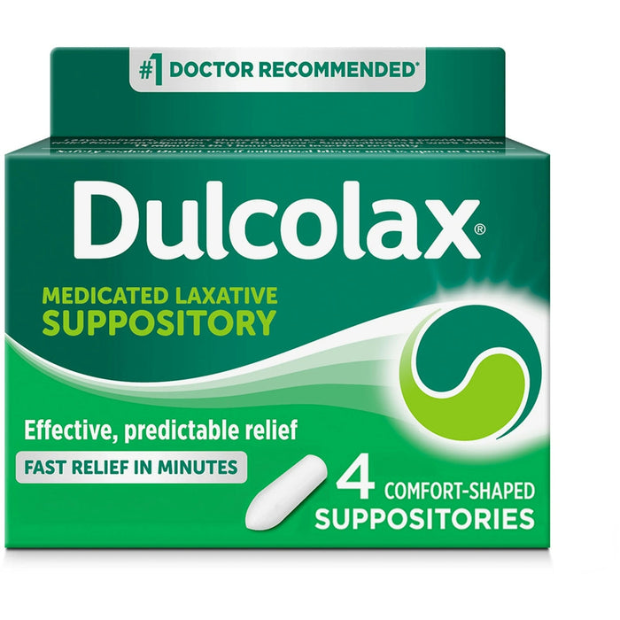 Dulcolax 10 Mg Laxative Suppositories, Comfort Shaped by Pasteur Pharmacy