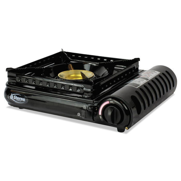 Sterno Butane Stoves, 15,000 BTU, Piezoelectric Ignition, 13 x 11 x 3.75