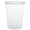 Dart Microgourmet Plastic Deli Container, 32 oz, 4.7" Diameter x 5.7"h, Clear, 500/Carton