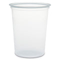 Dart Microgourmet Plastic Deli Container, 32 oz, 4.7" Diameter x 5.7"h, Clear, 500/Carton